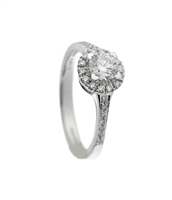 Anello Salvini Donna Battito Halo in Oro bianco Diamante
